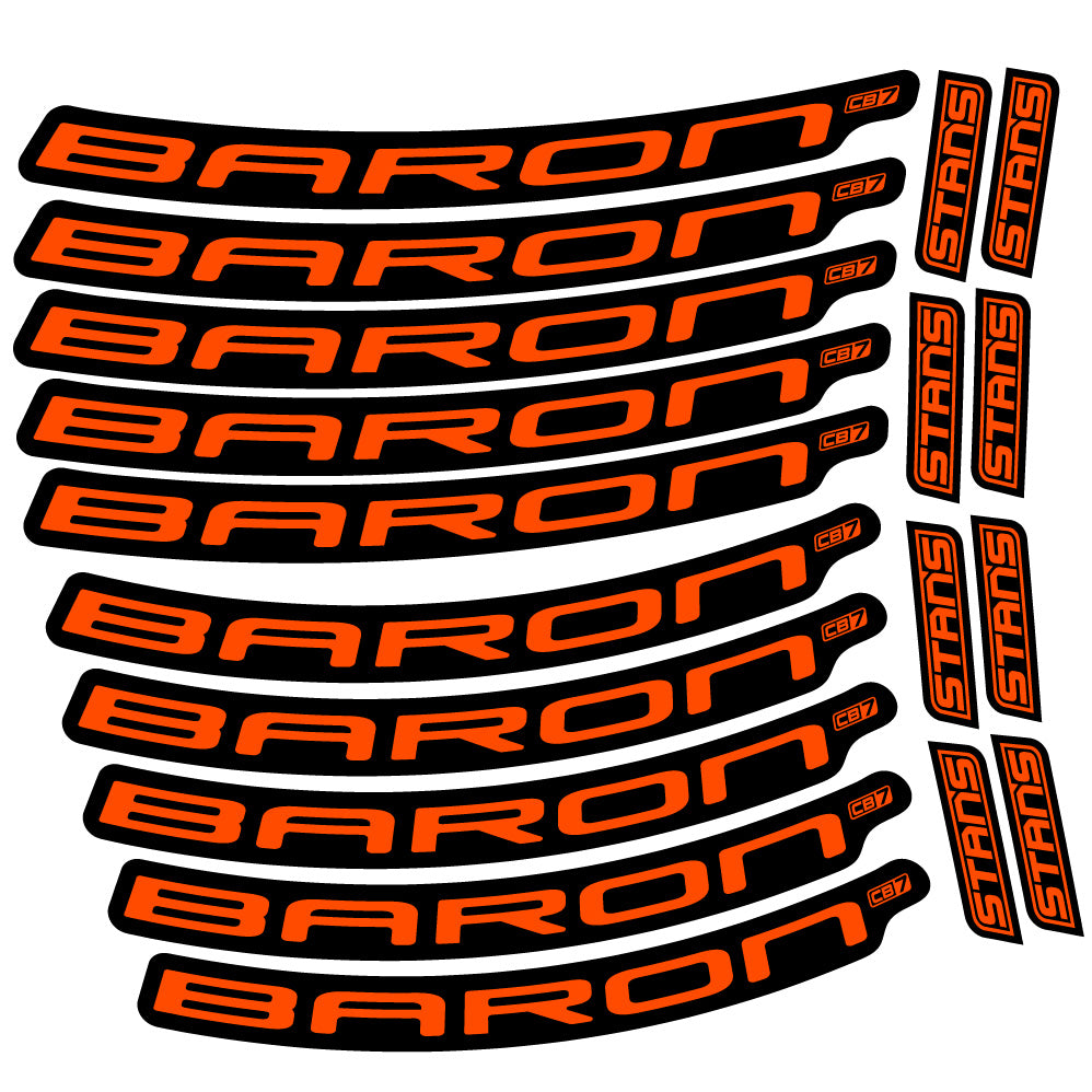 Aufkleber Stans Baron CB7, MTB-Rad 29, Fahrradaufkleber Vinyl