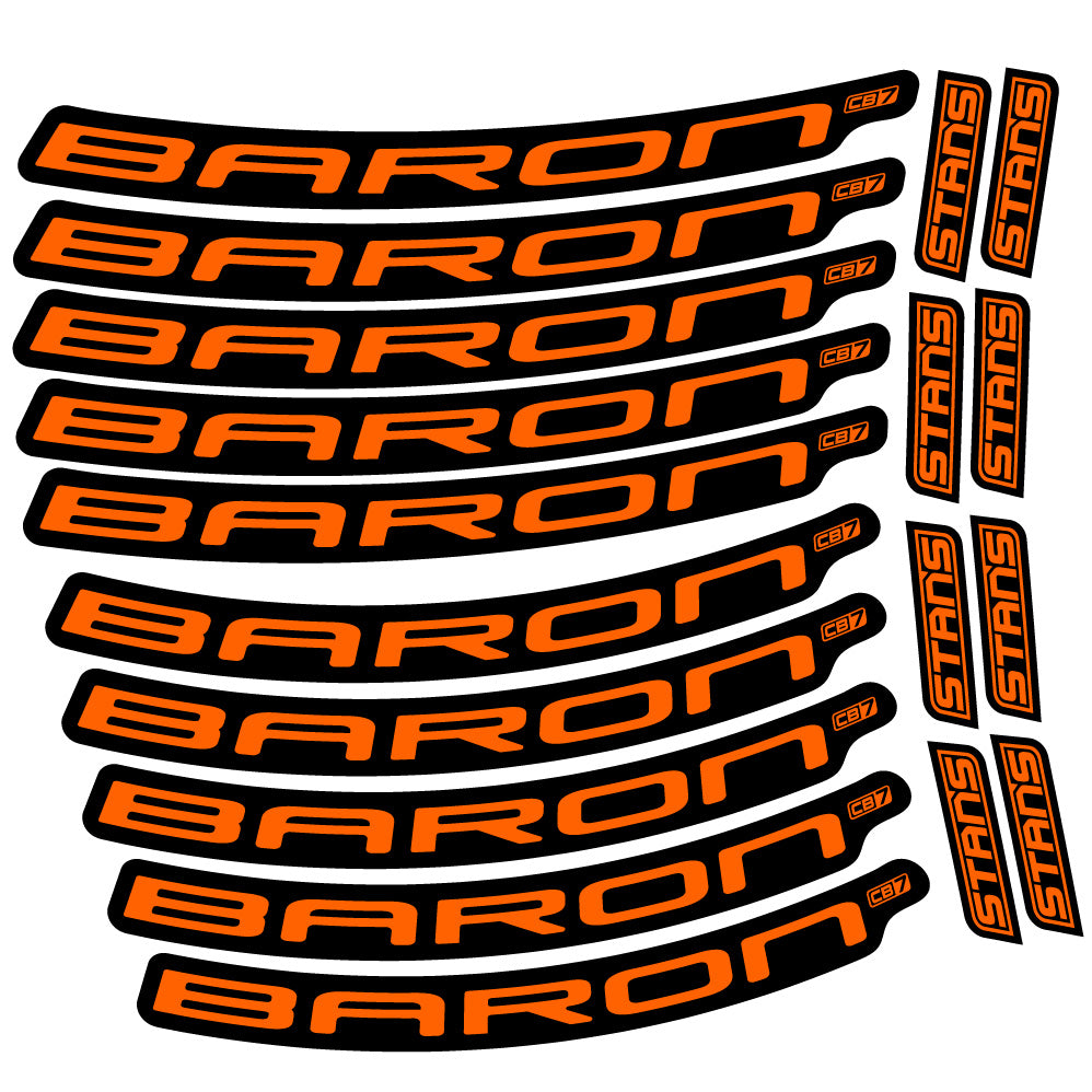 Aufkleber Stans Baron CB7, MTB-Rad 29, Fahrradaufkleber Vinyl