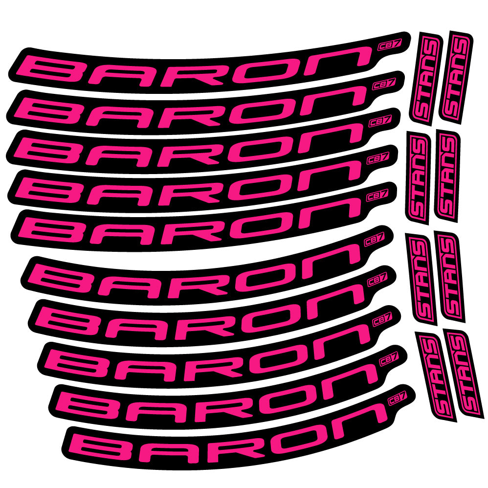 Aufkleber Stans Baron CB7, MTB-Rad 29, Fahrradaufkleber Vinyl