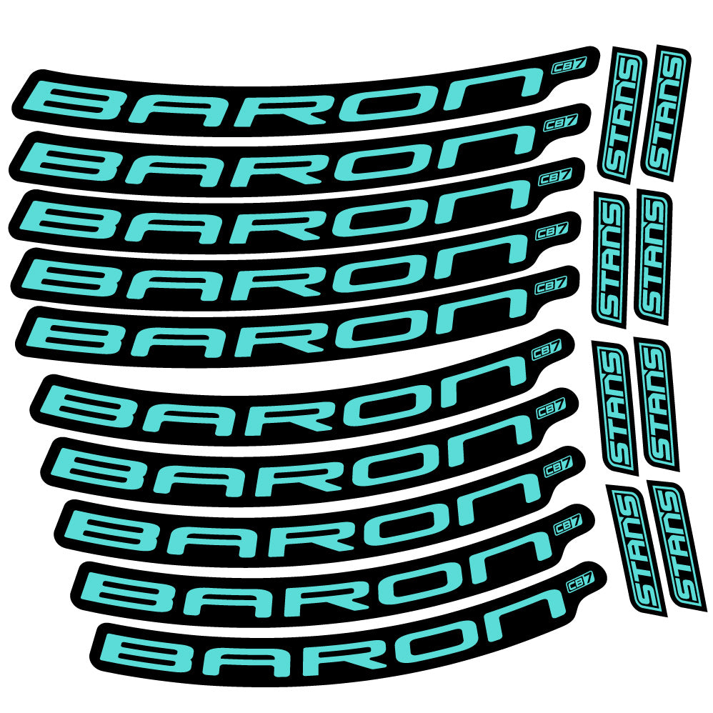 Aufkleber Stans Baron CB7, MTB-Rad 29, Fahrradaufkleber Vinyl