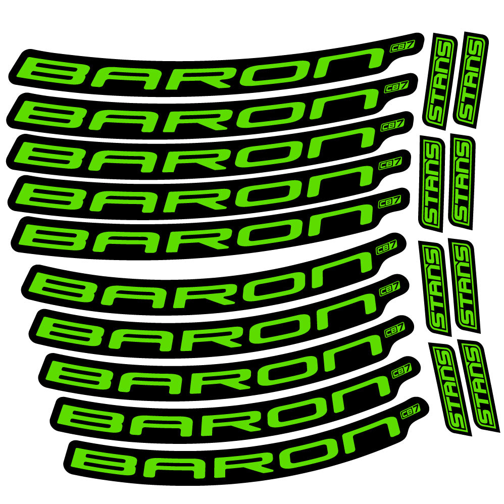 Aufkleber Stans Baron CB7, MTB-Rad 29, Fahrradaufkleber Vinyl