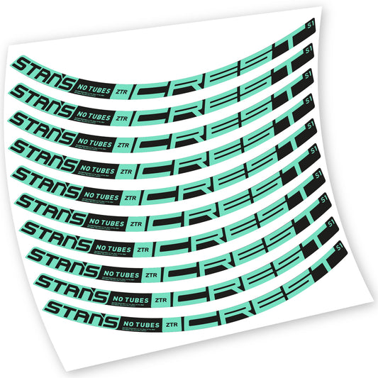 Aufkleber, Stans Notubes ZTR Crest S1 2021, MTB-Rad, Fahrradaufkleber Vinyl