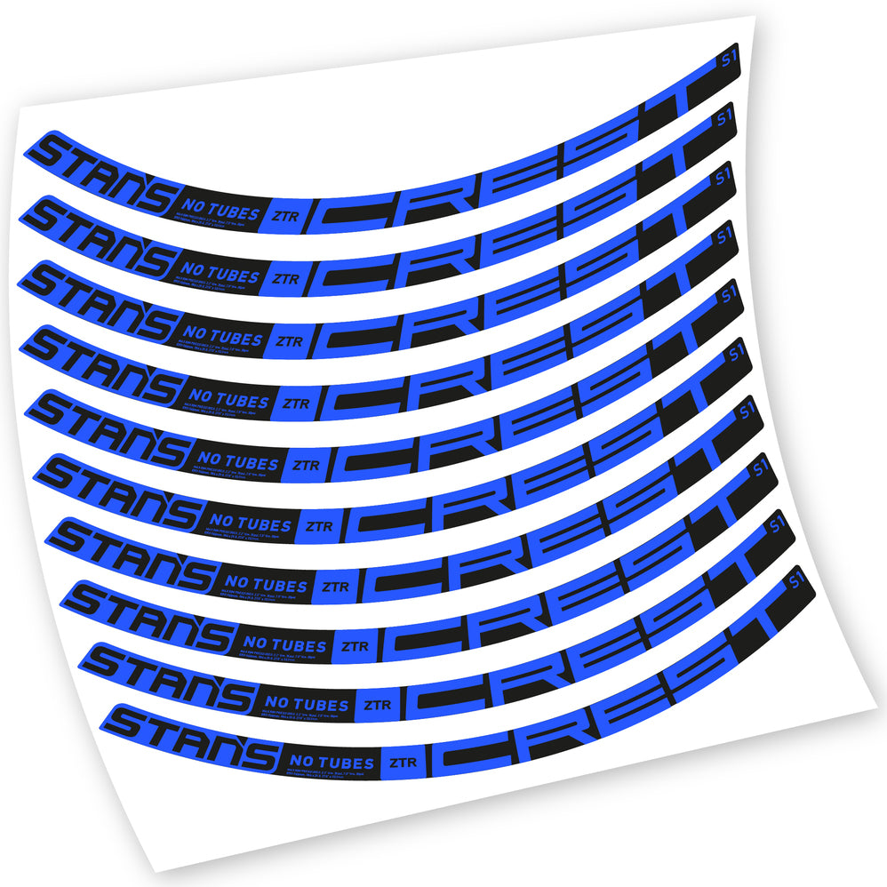 Aufkleber, Stans Notubes ZTR Crest S1 2021, MTB-Rad, Fahrradaufkleber Vinyl