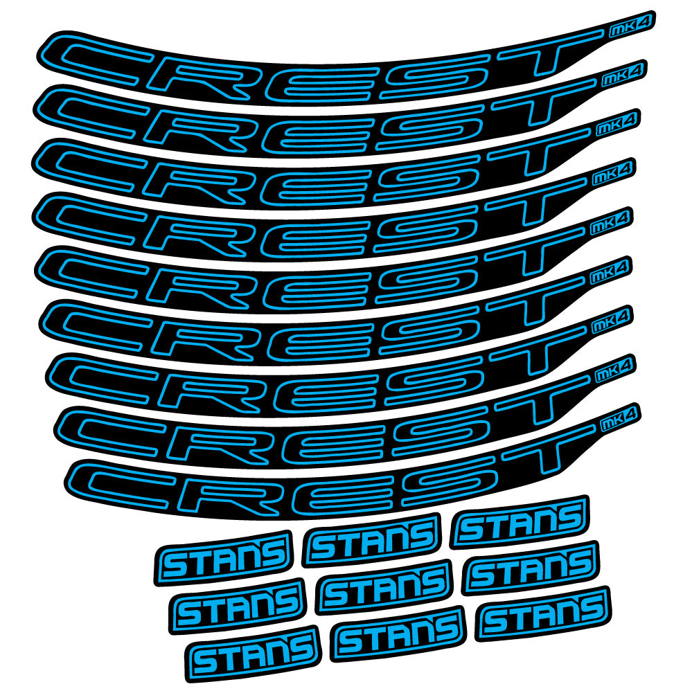 Aufkleber Stans Crest MK4 Ver.1, MTB-Rad 29, Fahrradaufkleber Vinyl