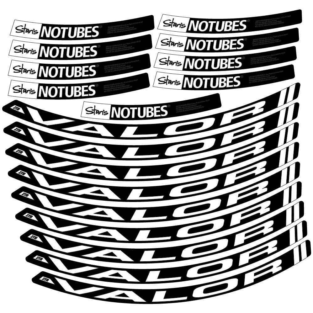 Aufkleber Stans Notubes ZTR Valor, MTB-Rad 29, Fahrradaufkleber Vinyl
