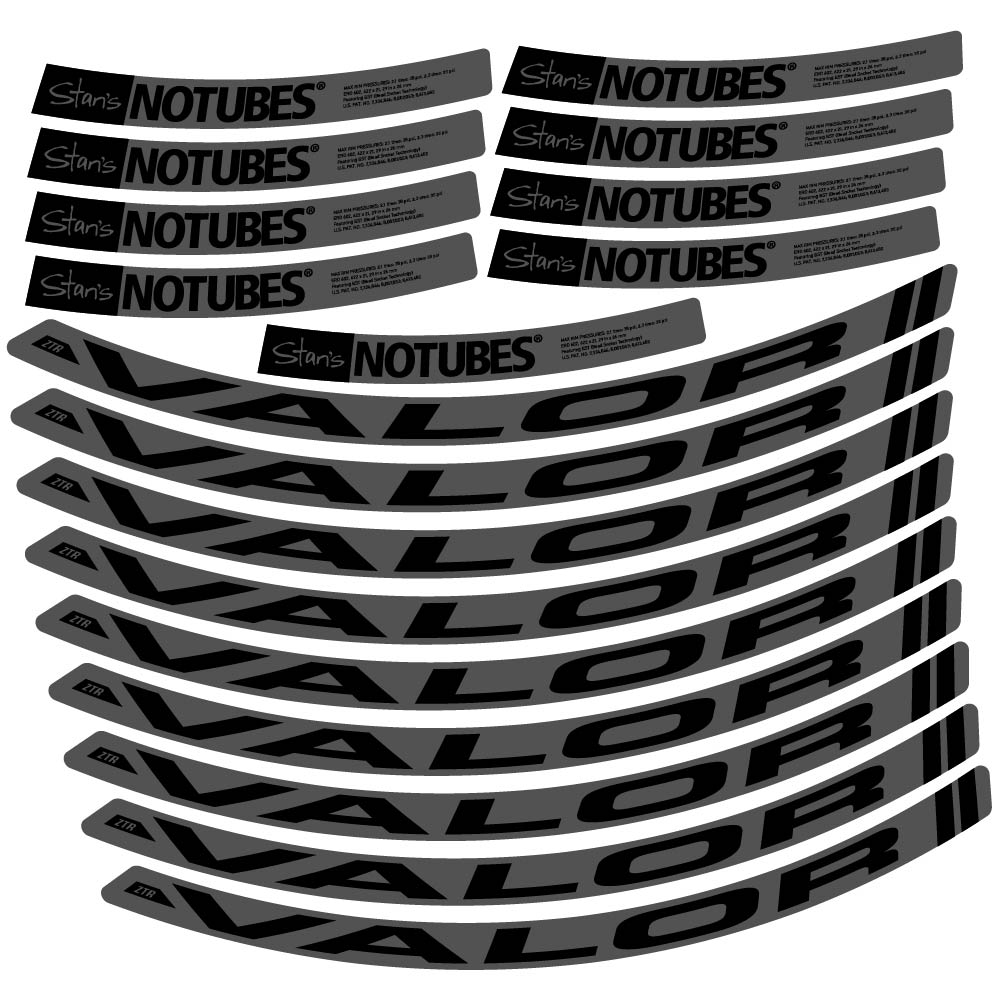 Aufkleber Stans Notubes ZTR Valor, MTB-Rad 29, Fahrradaufkleber Vinyl