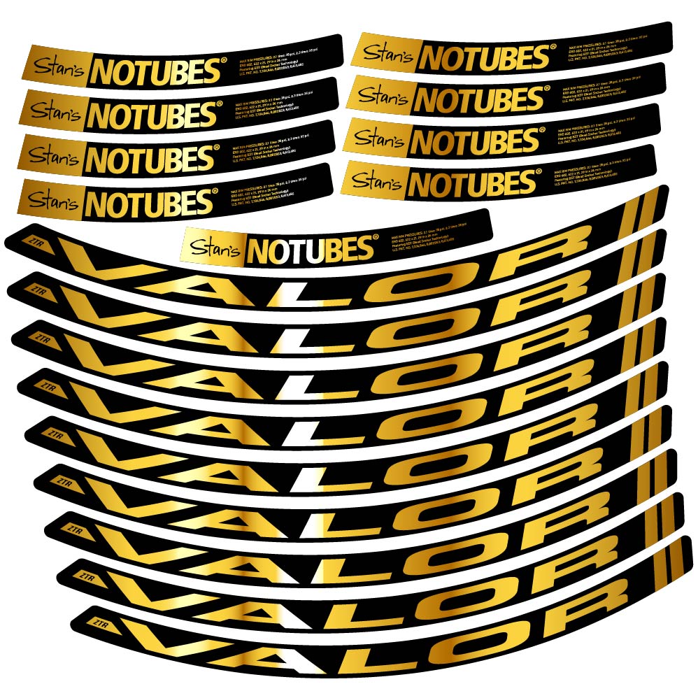 Aufkleber Stans Notubes ZTR Valor, MTB-Rad 29, Fahrradaufkleber Vinyl
