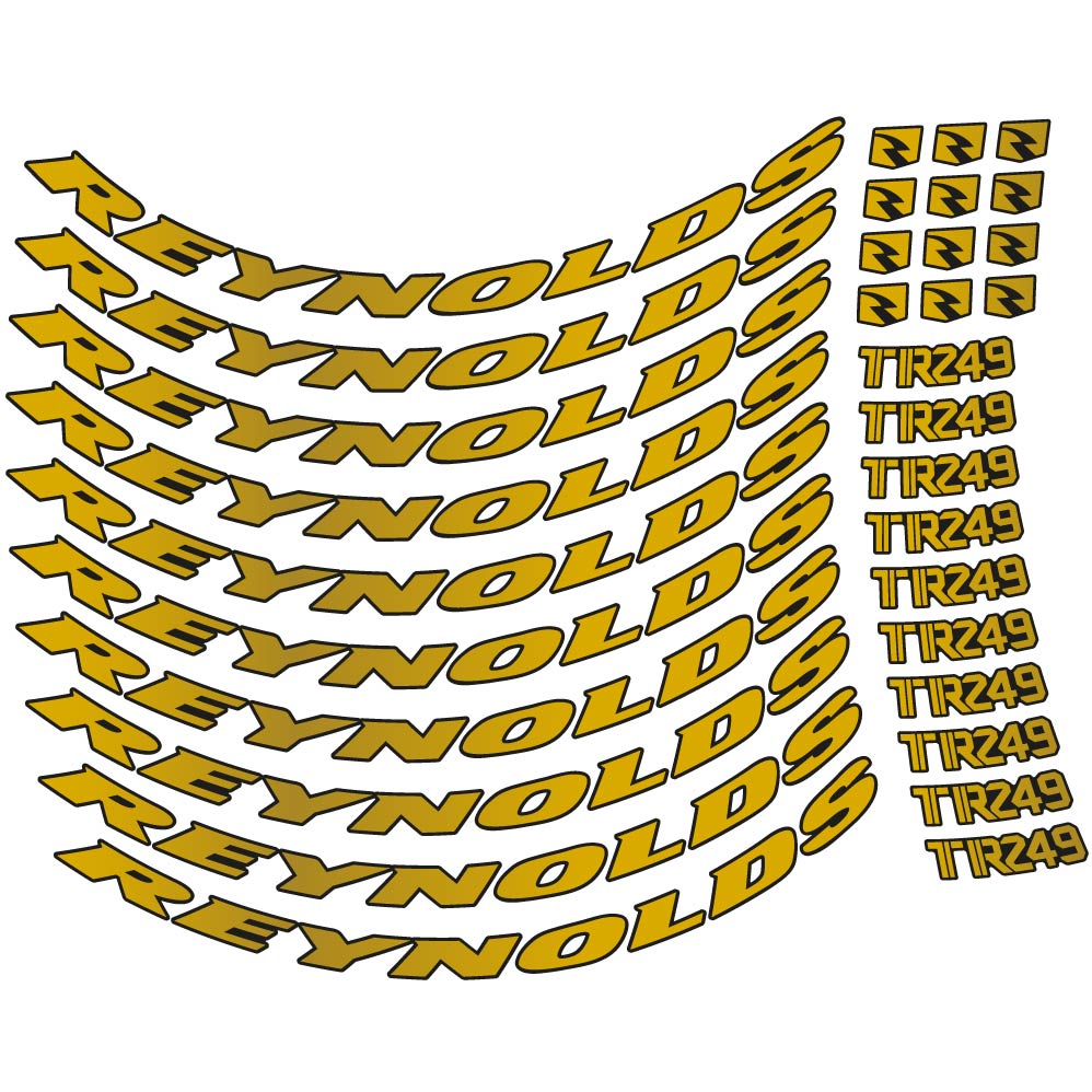 Decal Reynolds TR249, MTB Wheel 29, bike sticker vinyl