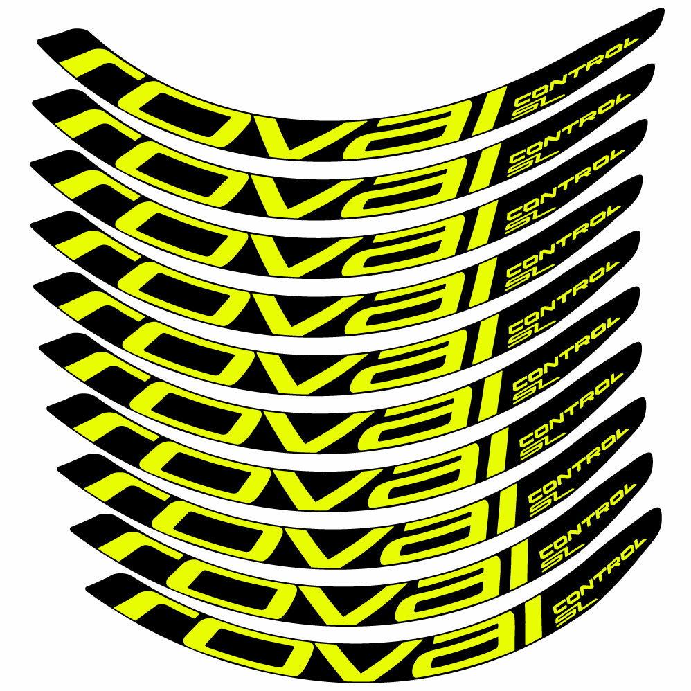 Aufkleber Roval Control SL 2018, MTB-Rad 29, Fahrradaufkleber Vinyl