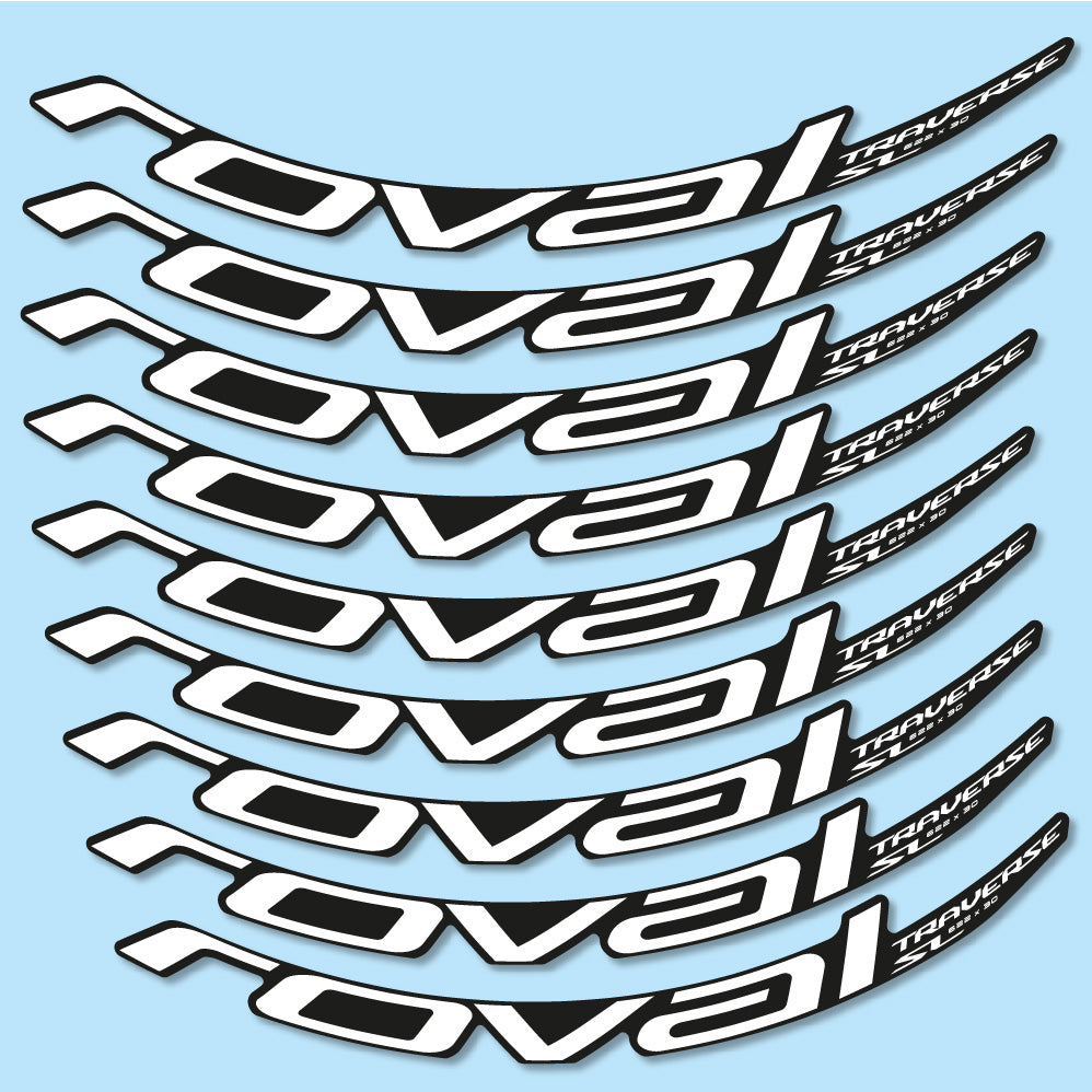 Aufkleber Roval Traverse SL Carbon 622x30 2019, 2020, MTB-Rad 29, Fahrradaufkleber Vinyl