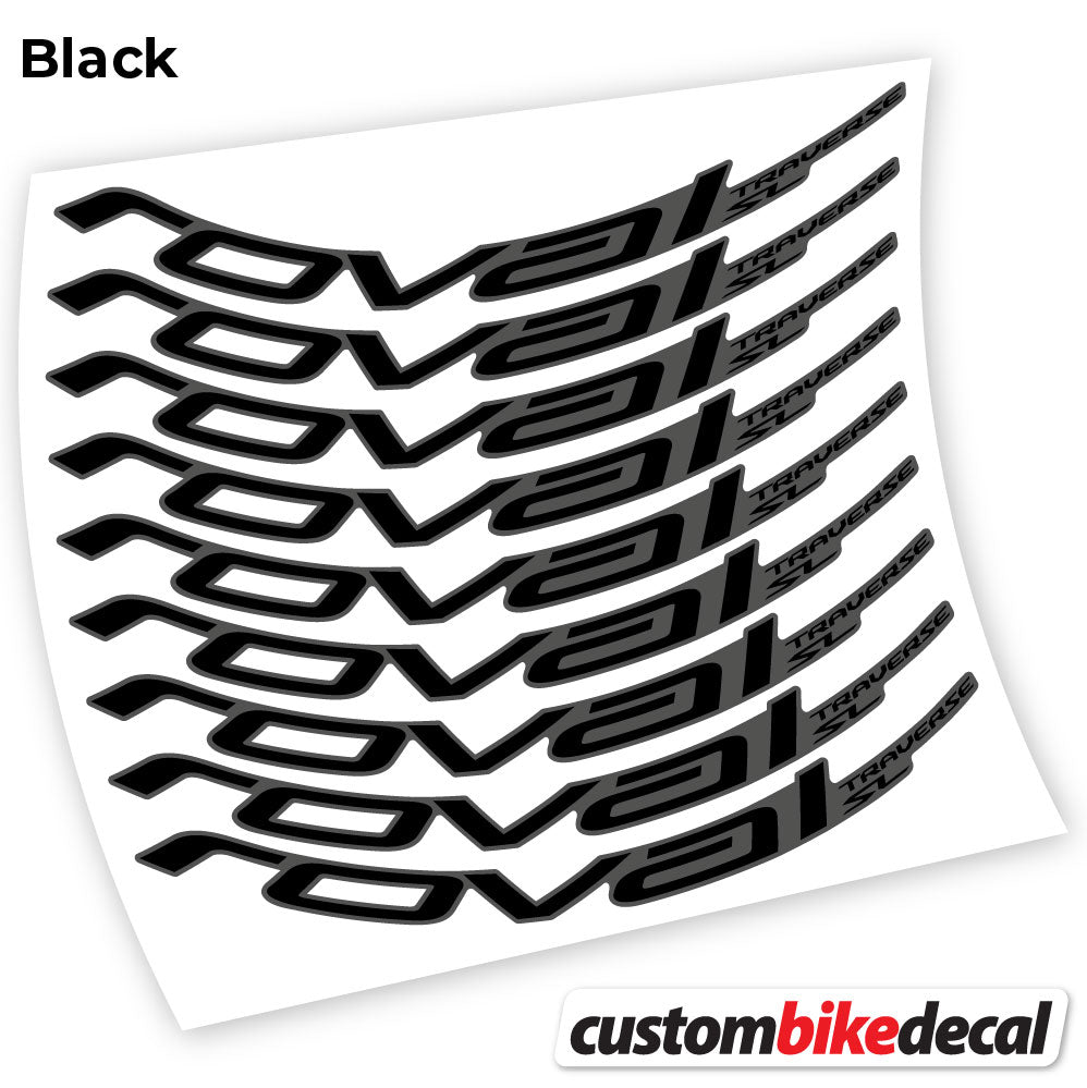 Aufkleber Roval Traverse SL 2019 & 2020, MTB-Rad 29, Fahrradaufkleber Vinyl