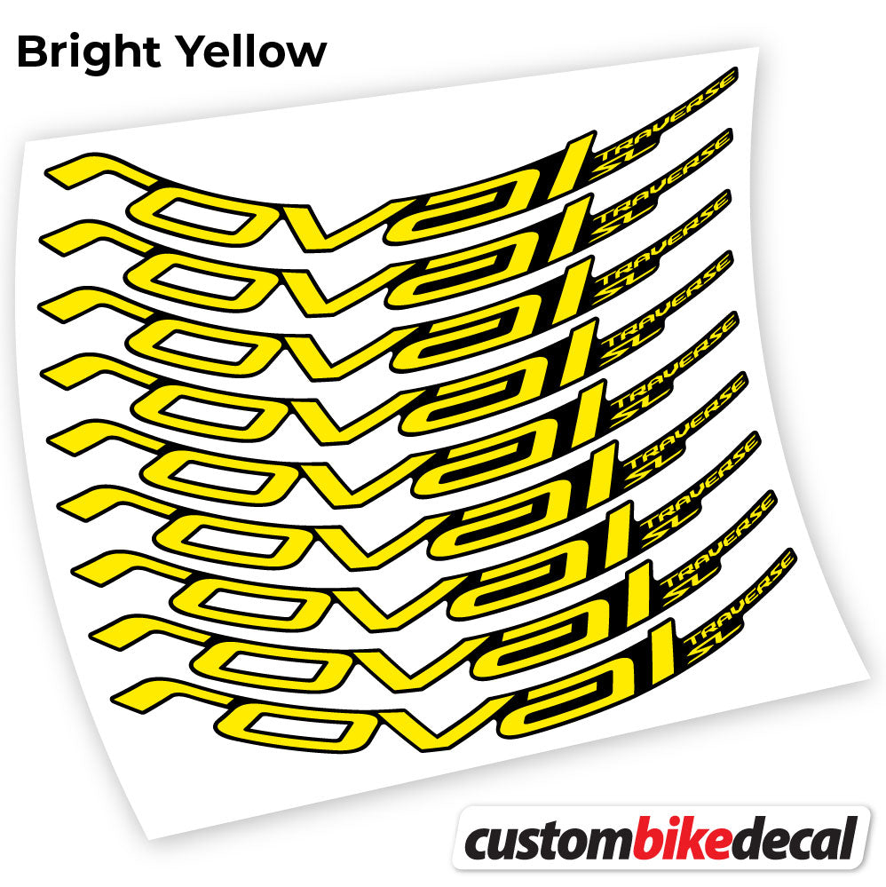 Aufkleber Roval Traverse SL 2019 & 2020, MTB-Rad 29, Fahrradaufkleber Vinyl