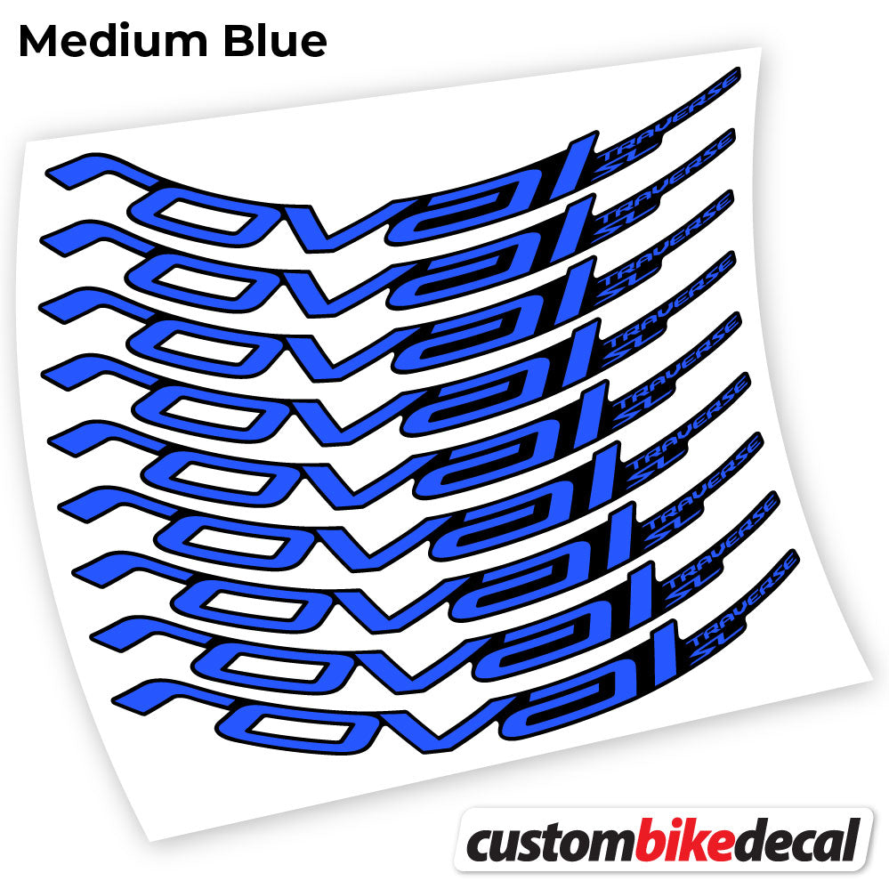 Aufkleber Roval Traverse SL 2019 & 2020, MTB-Rad 29, Fahrradaufkleber Vinyl