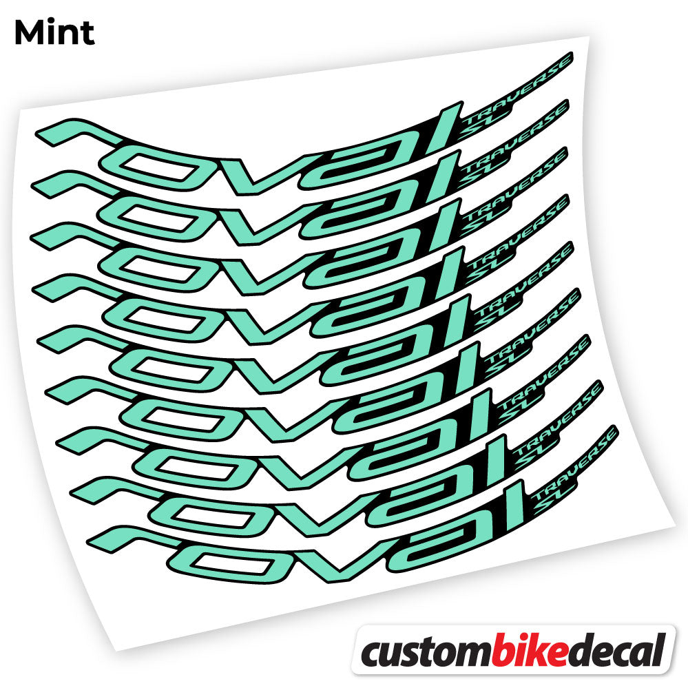 Aufkleber Roval Traverse SL 2019 & 2020, MTB-Rad 29, Fahrradaufkleber Vinyl