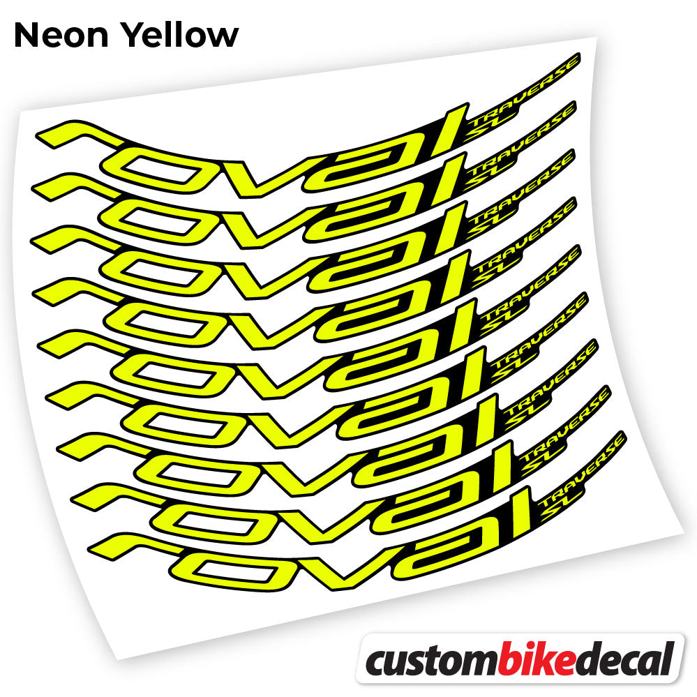 Aufkleber Roval Traverse SL 2019 & 2020, MTB-Rad 29, Fahrradaufkleber Vinyl