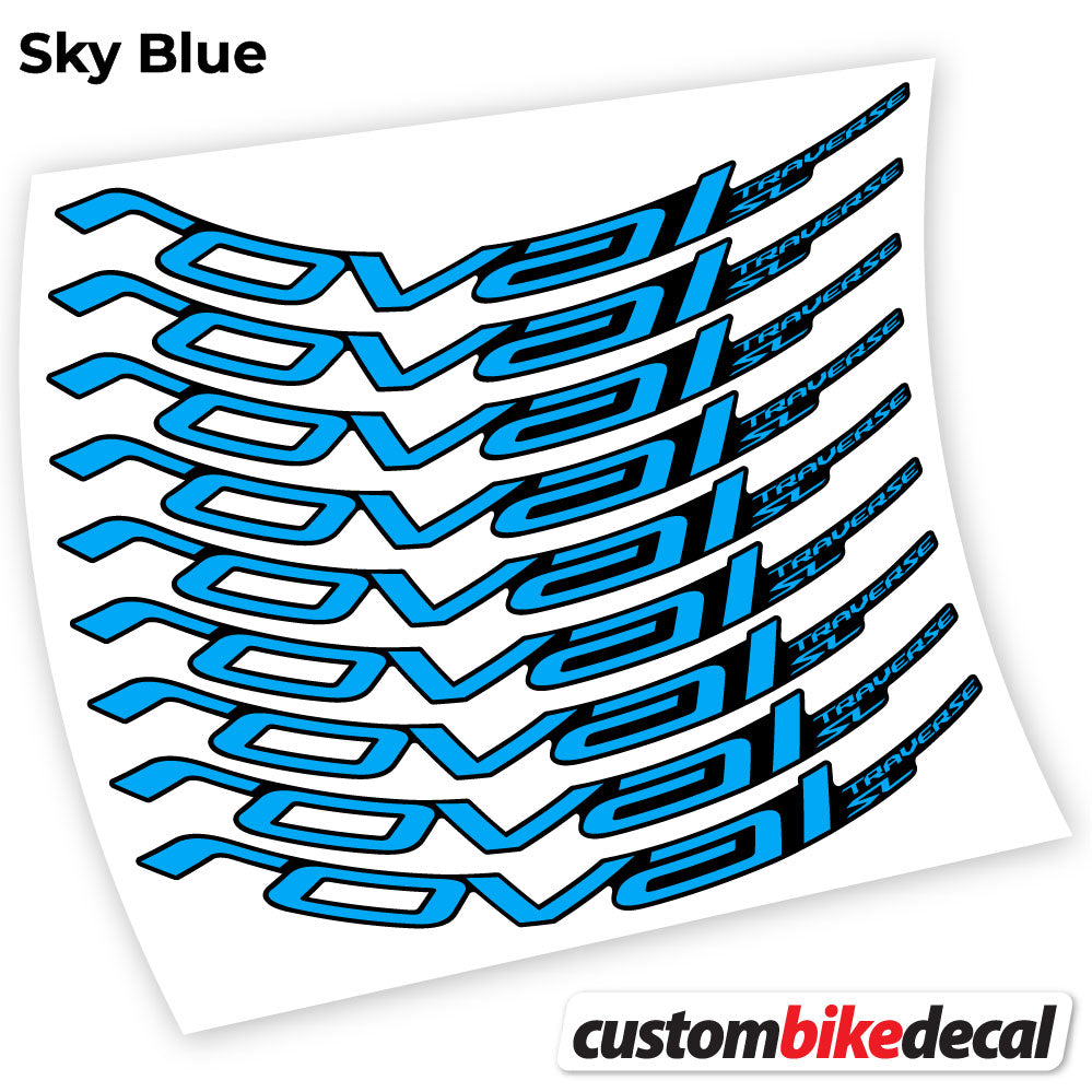 Aufkleber Roval Traverse SL 2019 & 2020, MTB-Rad 29, Fahrradaufkleber Vinyl