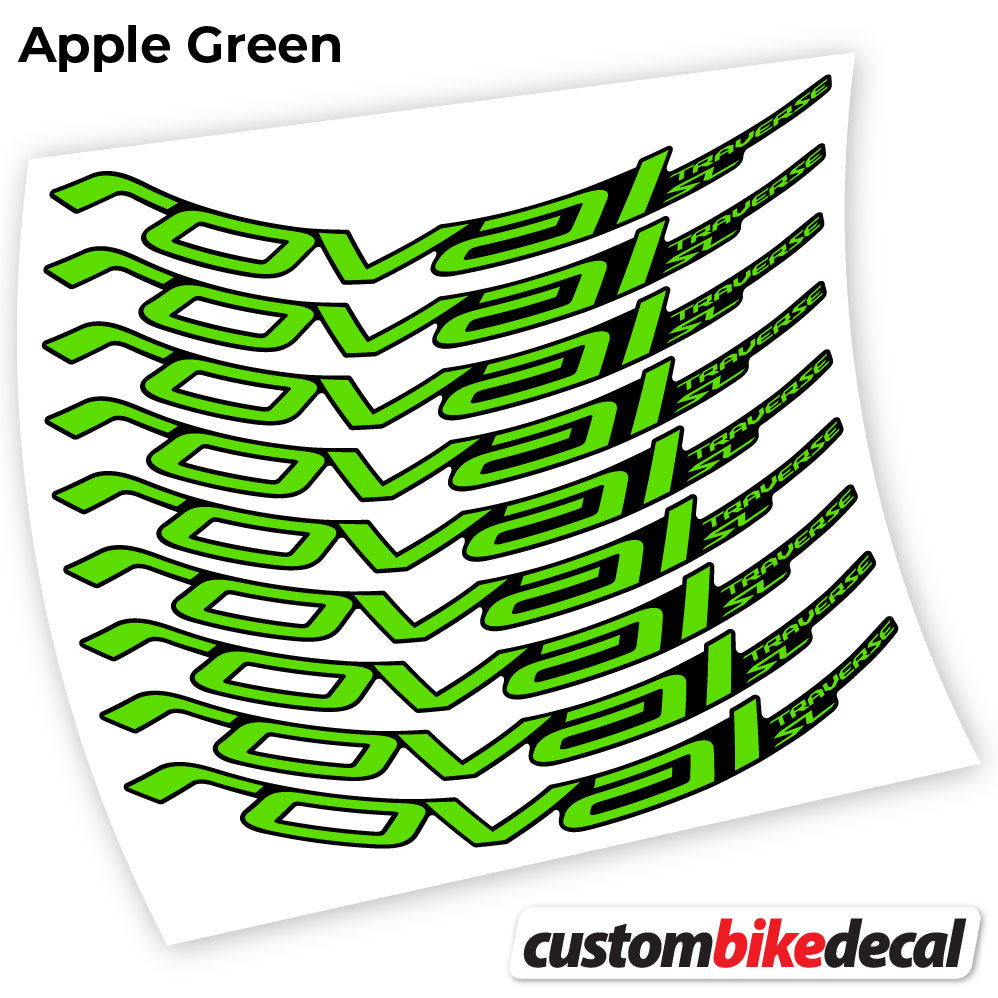 Aufkleber Roval Traverse SL 2019 & 2020, MTB-Rad 29, Fahrradaufkleber Vinyl