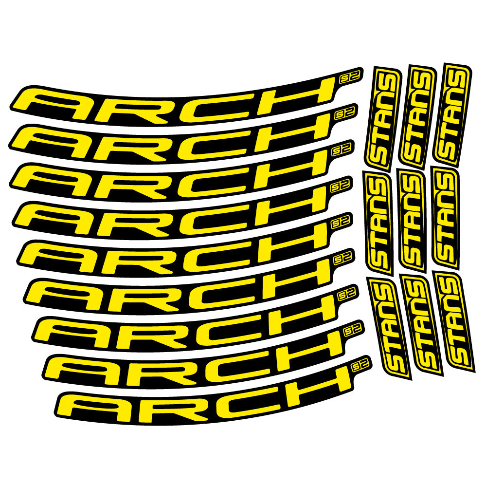 Aufkleber Stans Arch S2 2021, MTB-Rad 29, Fahrradaufkleber Vinyl