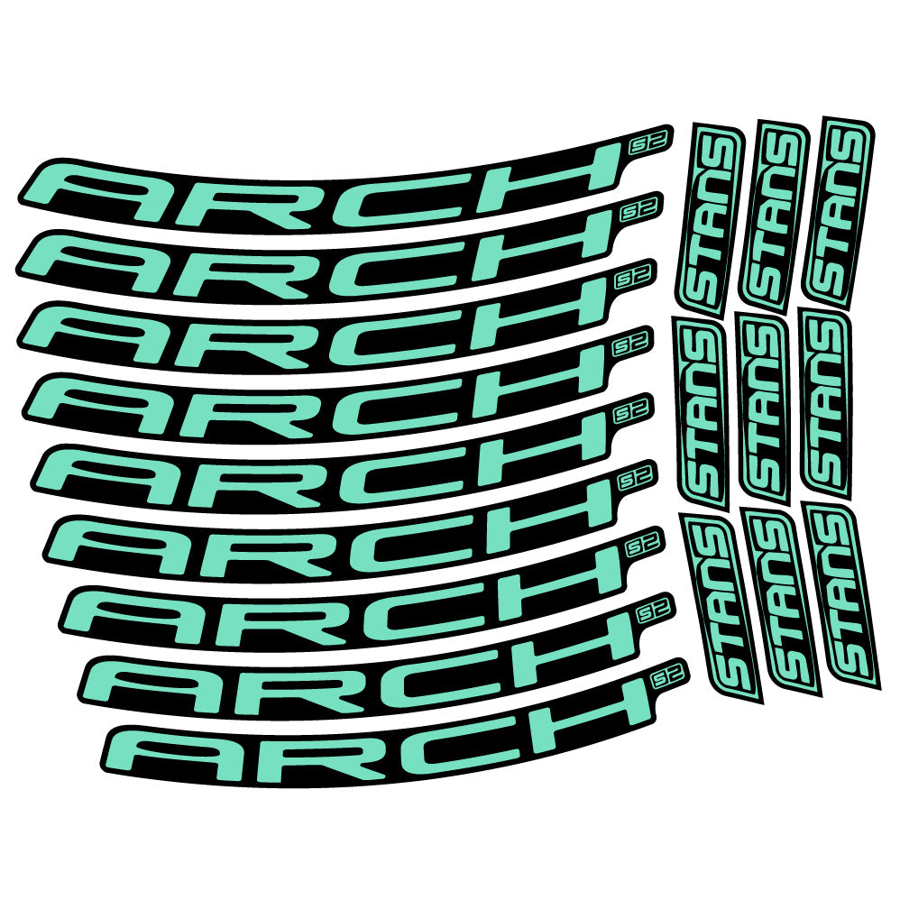 Aufkleber Stans Arch S2 2021, MTB-Rad 29, Fahrradaufkleber Vinyl