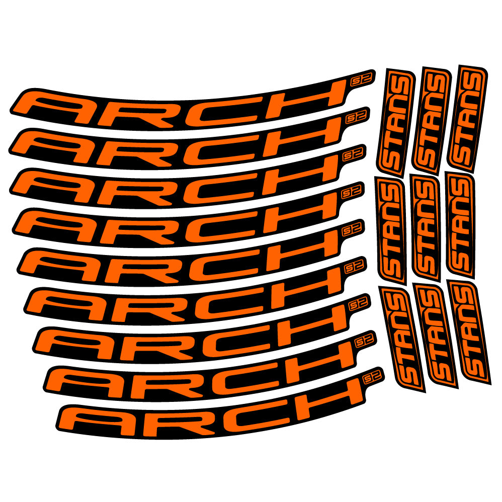 Aufkleber Stans Arch S2 2021, MTB-Rad 29, Fahrradaufkleber Vinyl