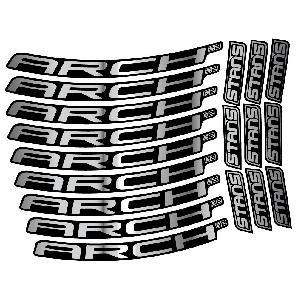 Aufkleber Stans Arch S2 2021, MTB-Rad 29, Fahrradaufkleber Vinyl