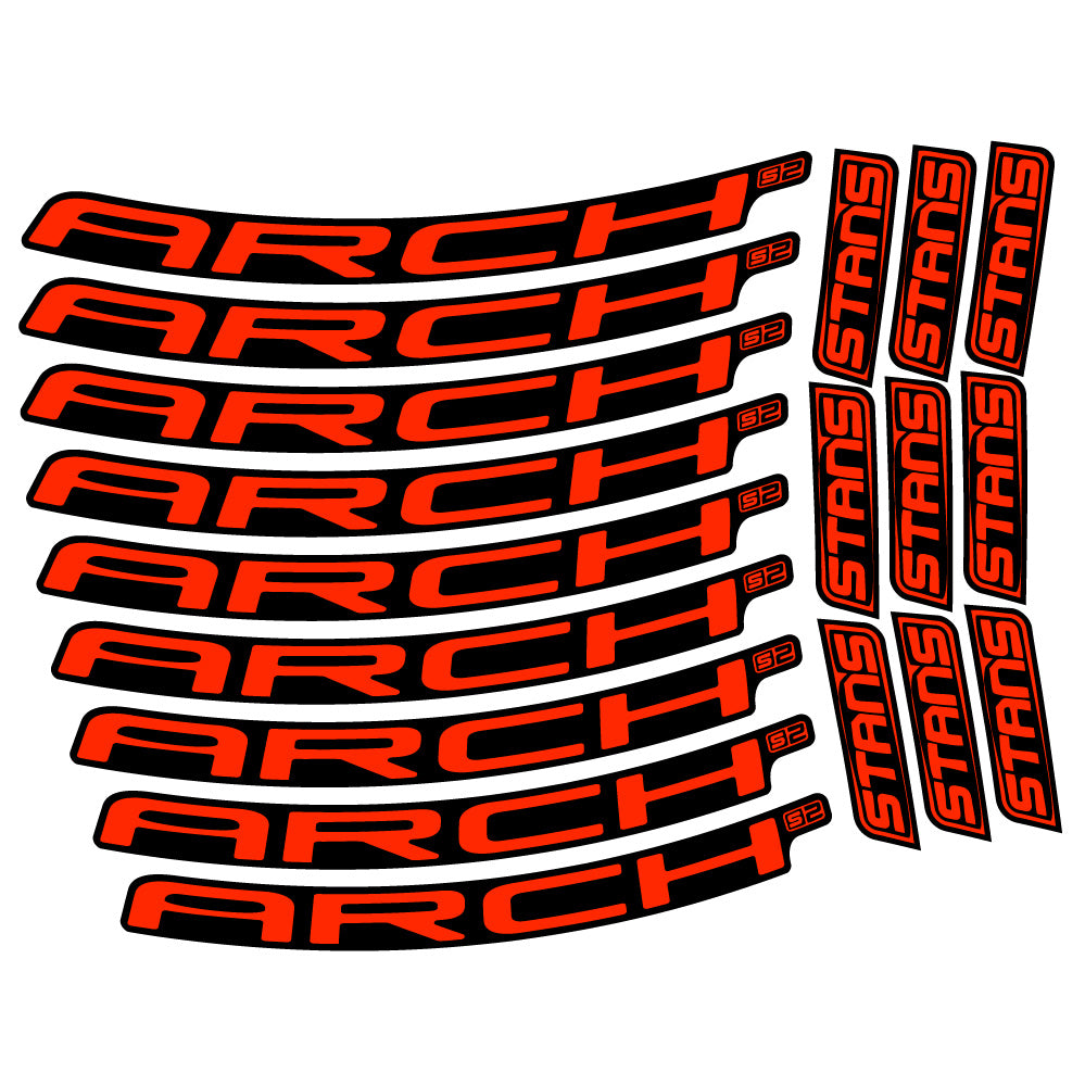 Aufkleber Stans Arch S2 2021, MTB-Rad 29, Fahrradaufkleber Vinyl