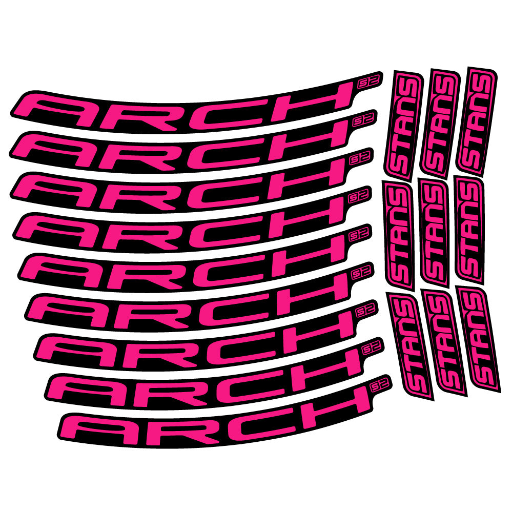 Aufkleber Stans Arch S2 2021, MTB-Rad 29, Fahrradaufkleber Vinyl