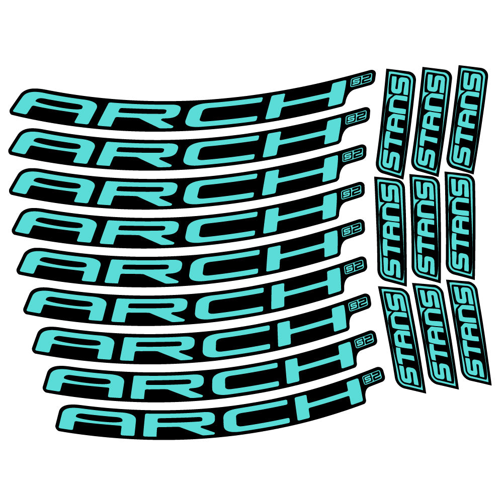 Aufkleber Stans Arch S2 2021, MTB-Rad 29, Fahrradaufkleber Vinyl
