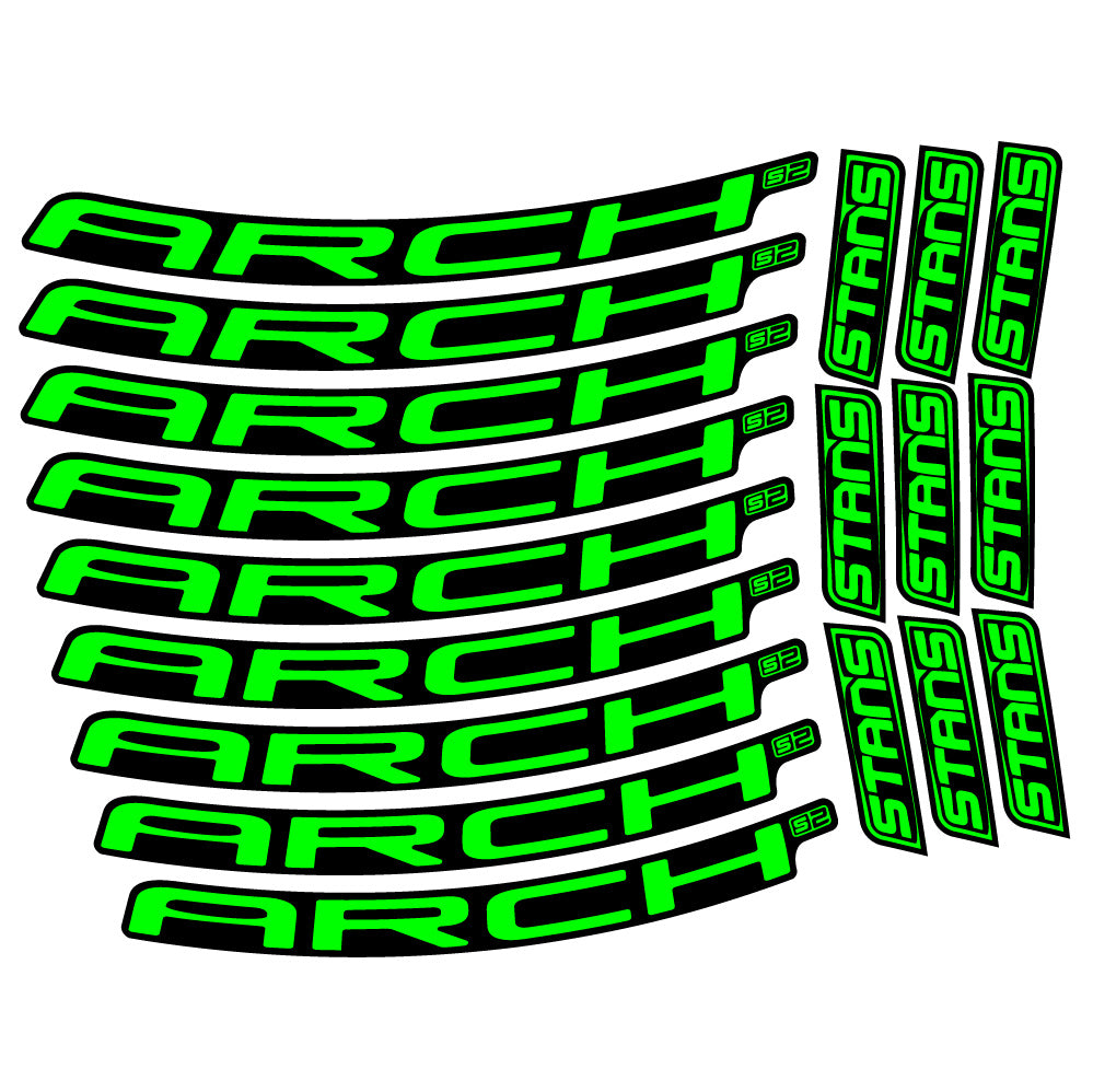 Aufkleber Stans Arch S2 2021, MTB-Rad 29, Fahrradaufkleber Vinyl