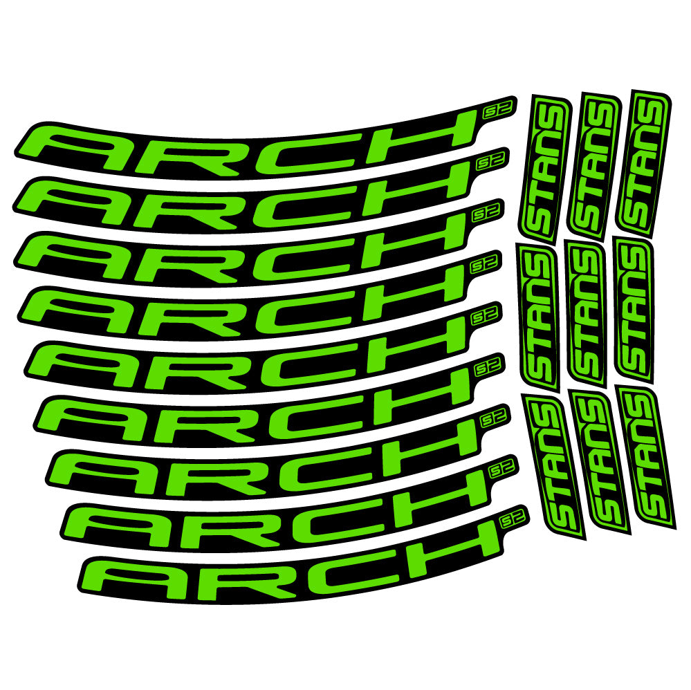 Aufkleber Stans Arch S2 2021, MTB-Rad 29, Fahrradaufkleber Vinyl