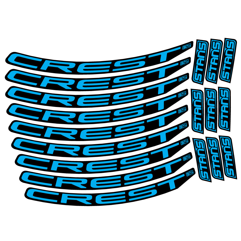 Aufkleber Stans Crest S2, MTB-Rad 29, Fahrradaufkleber Vinyl