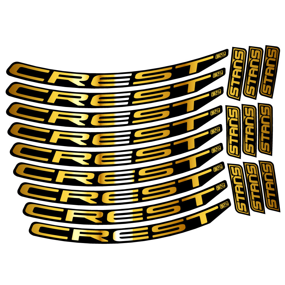 Aufkleber Stans Crest S2, MTB-Rad 29, Fahrradaufkleber Vinyl