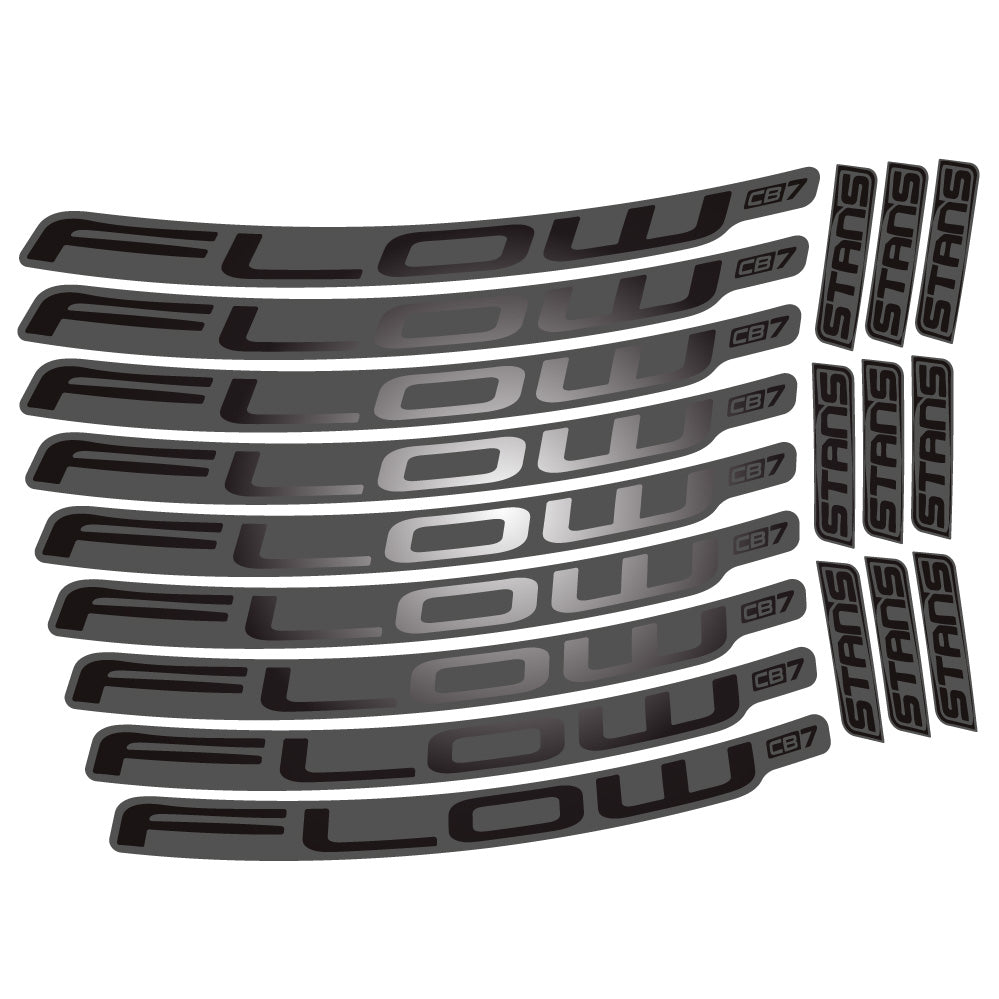 Aufkleber Stans Flow CB7, MTB-Rad 29, Fahrradaufkleber Vinyl