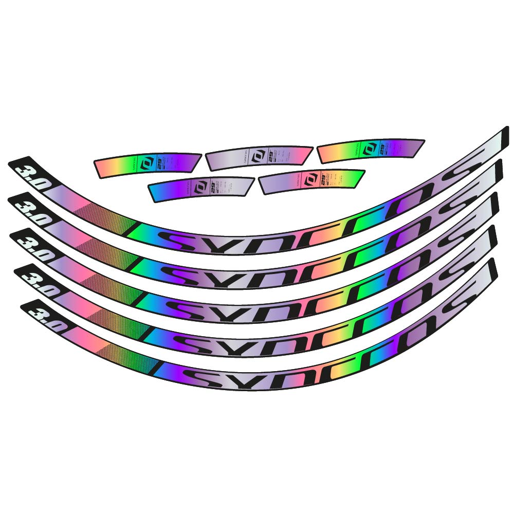 Aufkleber Syncross 3.0 2017, MTB-Rad 29, Fahrradaufkleber Vinyl