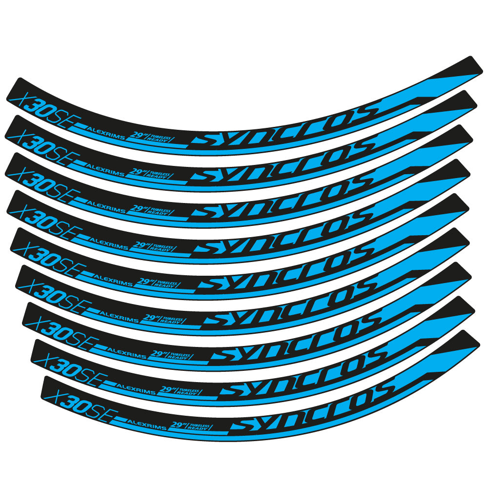 Aufkleber Syncross X30SE, MTB-Rad 29, Fahrradaufkleber Vinyl
