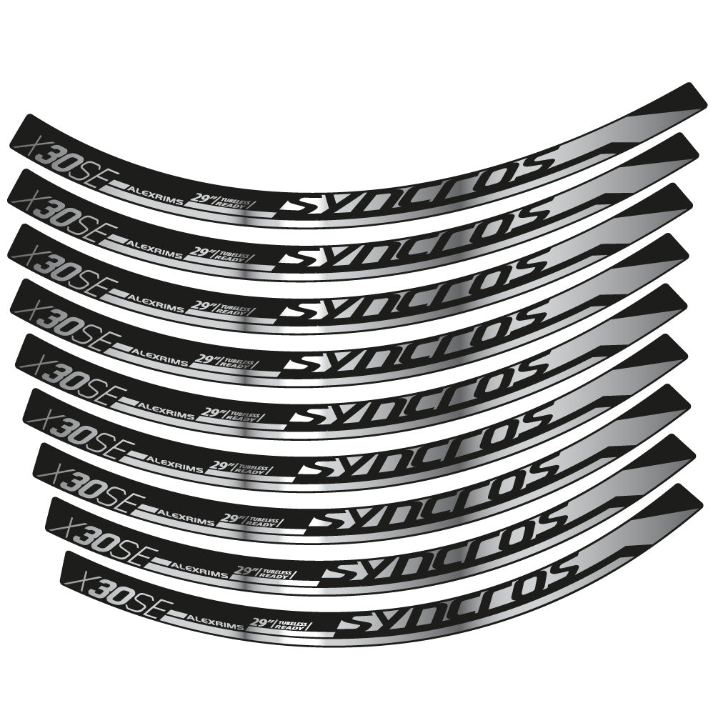 Aufkleber Syncross X30SE, MTB-Rad 29, Fahrradaufkleber Vinyl