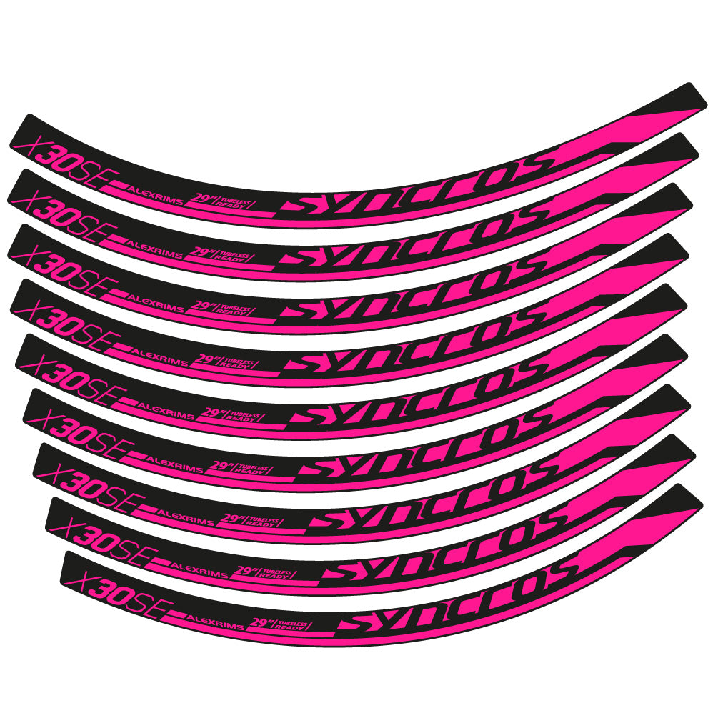 Aufkleber Syncross X30SE, MTB-Rad 29, Fahrradaufkleber Vinyl