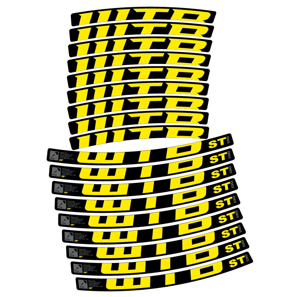 Decal WTB ST i30, MTB Wheel 29, bike sticker vinyl