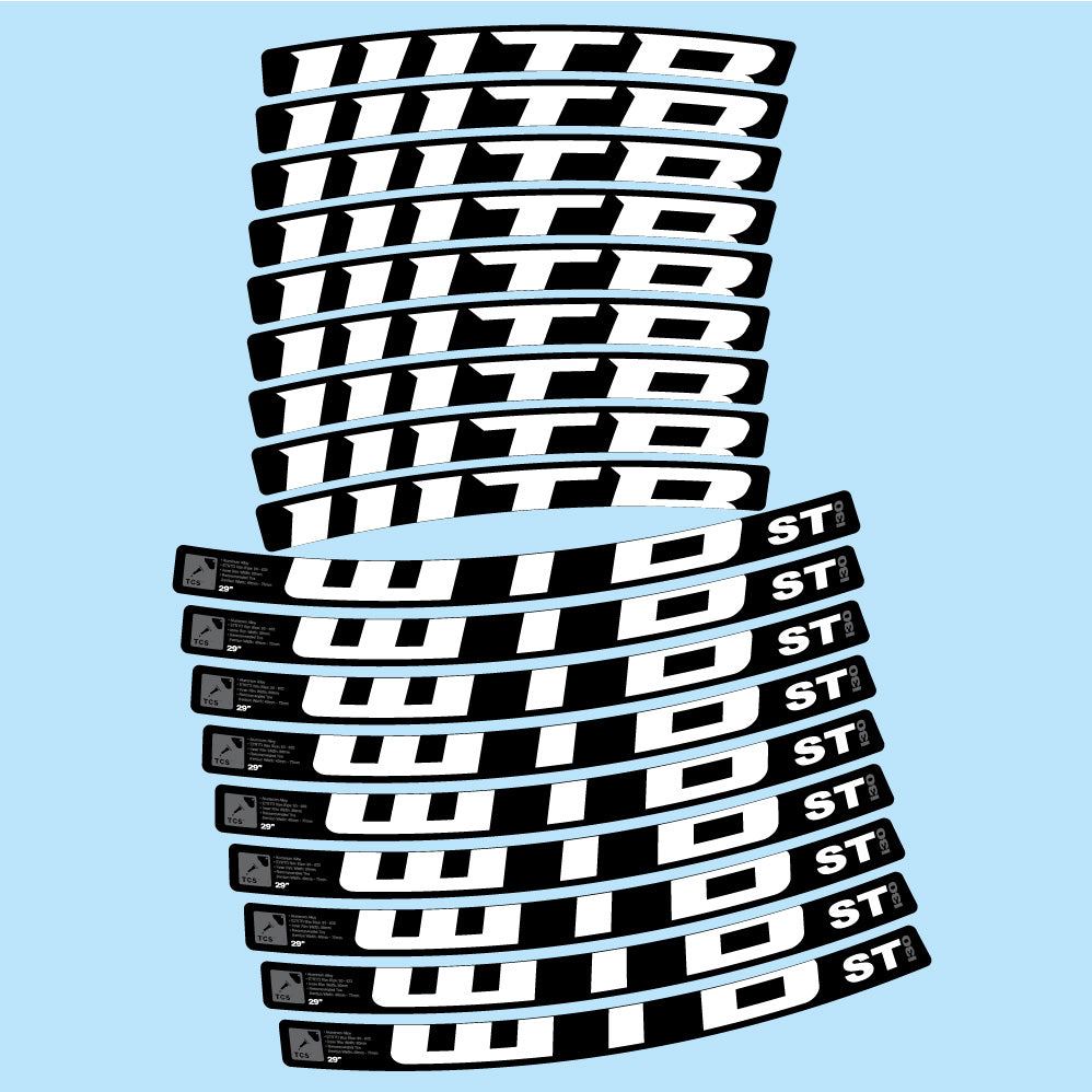 Decal WTB ST i30, MTB Wheel 29, bike sticker vinyl