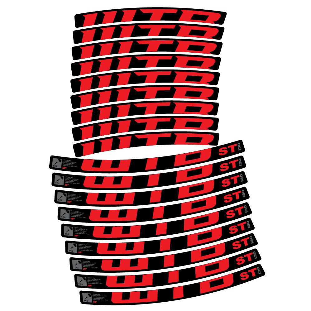 Decal WTB ST i30, MTB Wheel 29, bike sticker vinyl