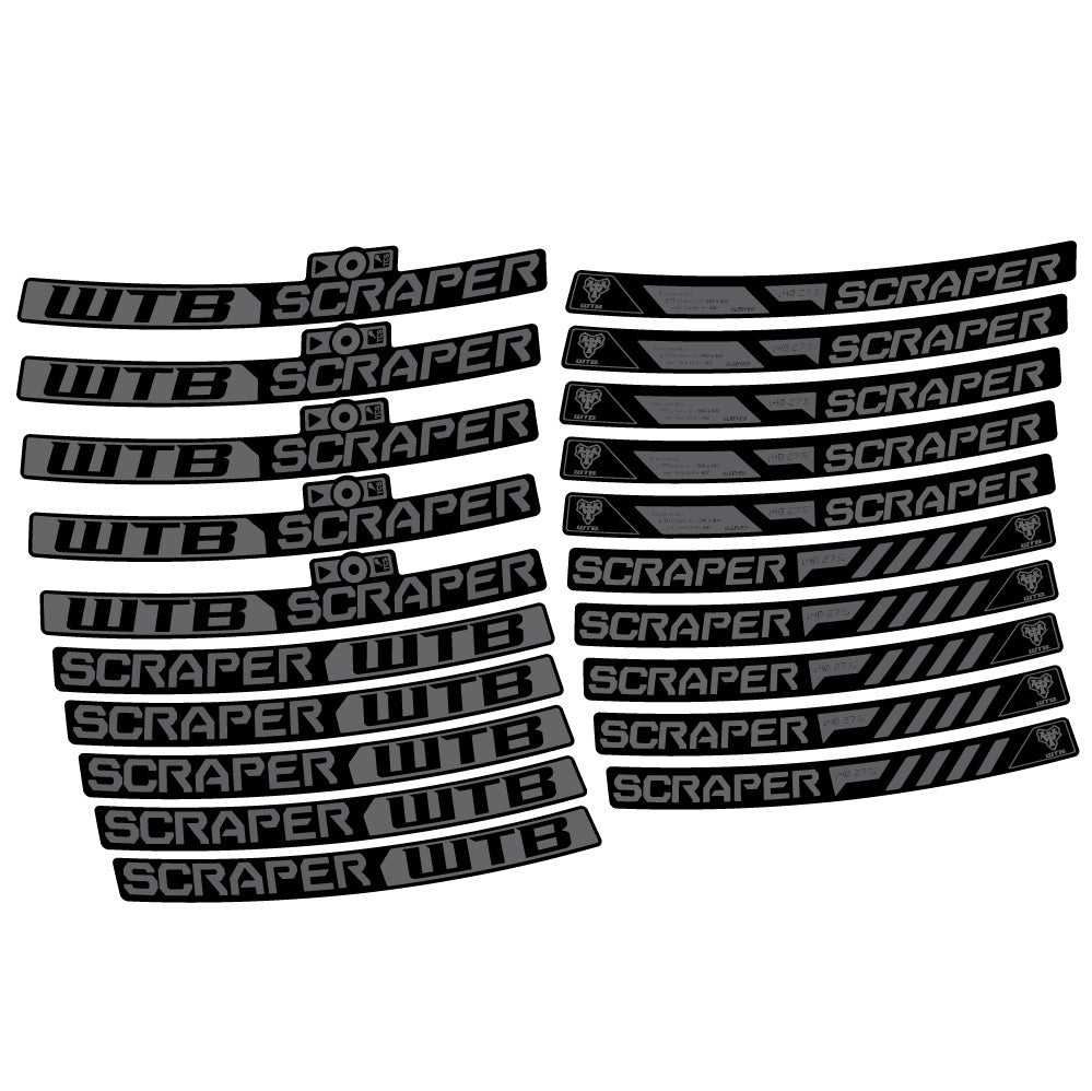 Aufkleber WTB Scraper i40, MTB-Rad 29, Fahrradaufkleber Vinyl