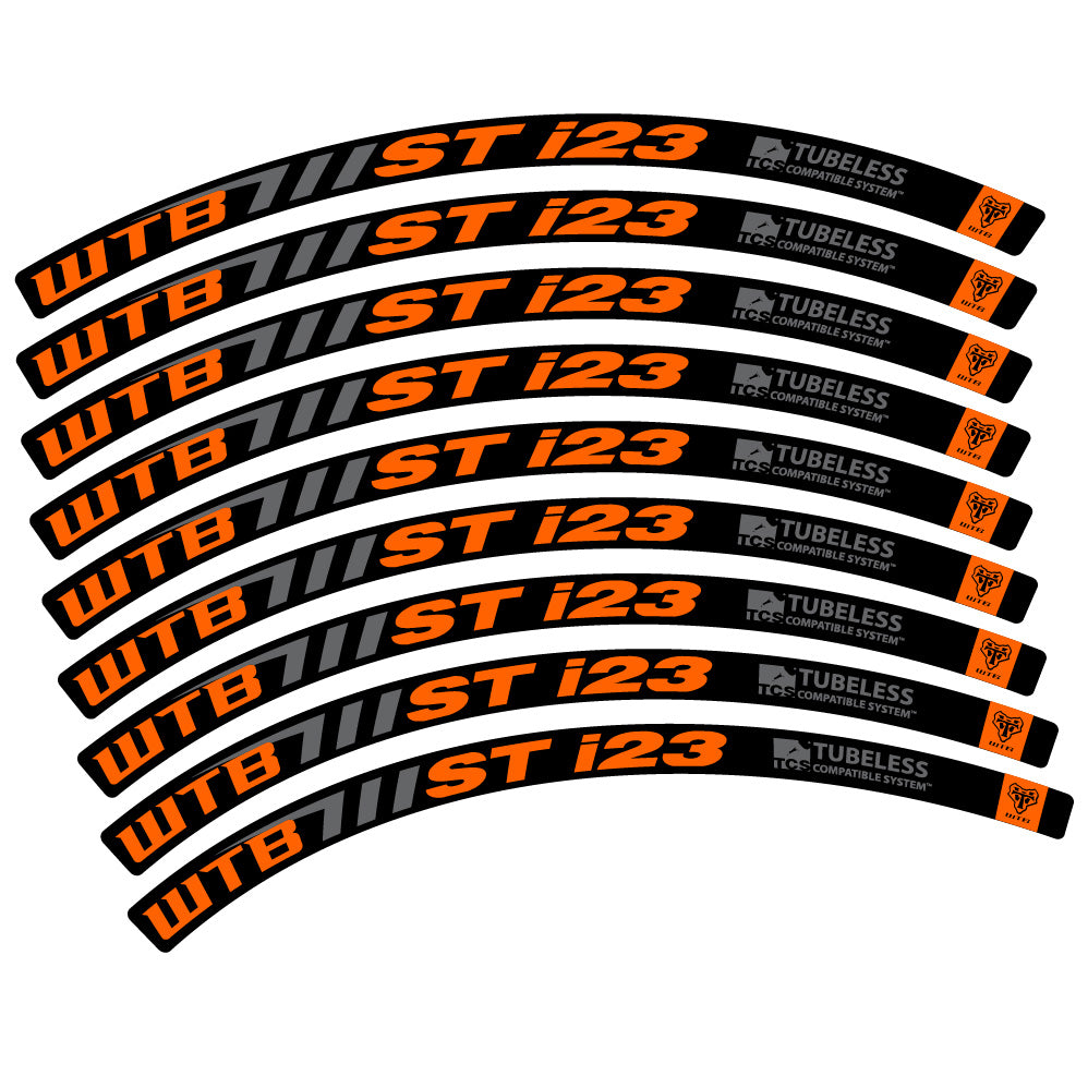 Aufkleber WTB ST i23, MTB-Rad 29, Fahrradaufkleber Vinyl