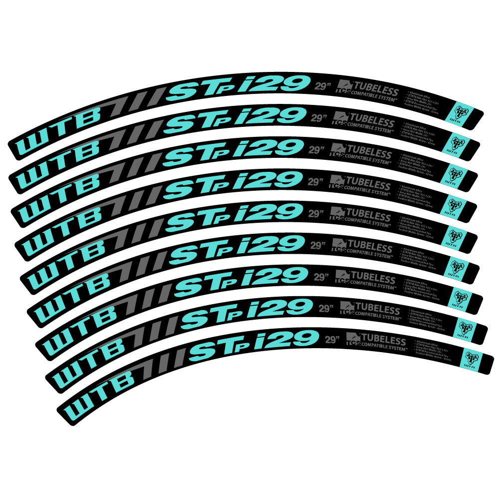 Aufkleber WTB ST i29, MTB-Rad 29, Fahrradaufkleber Vinyl
