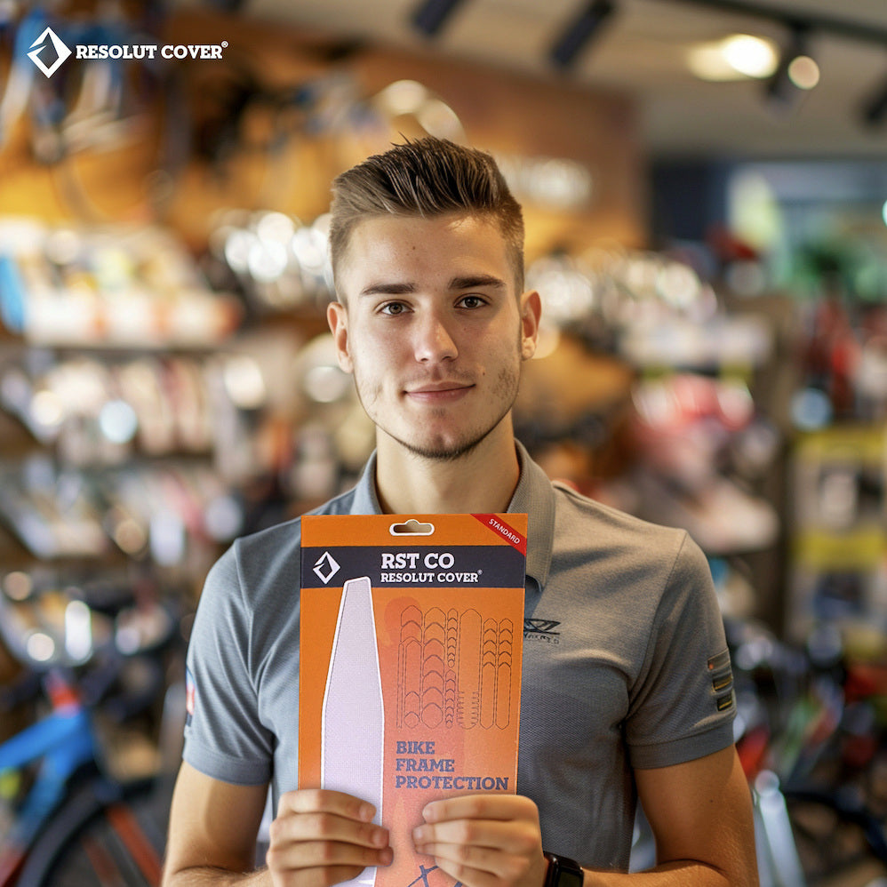 Aufkleber Resolut Cover®, Rahmenschutz, Fahrradaufkleber Vinyl