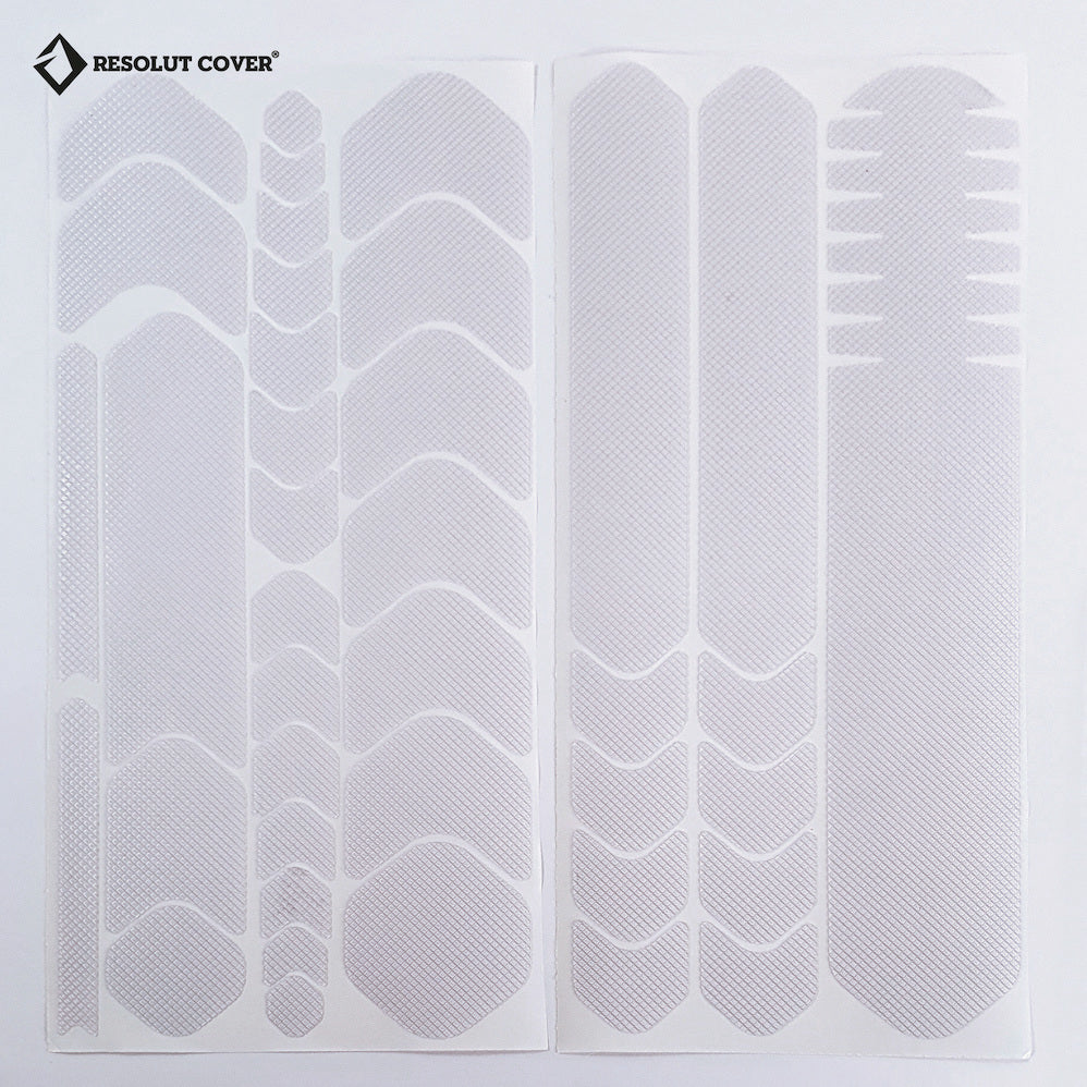 Aufkleber Resolut Cover®, Rahmenschutz, Fahrradaufkleber Vinyl