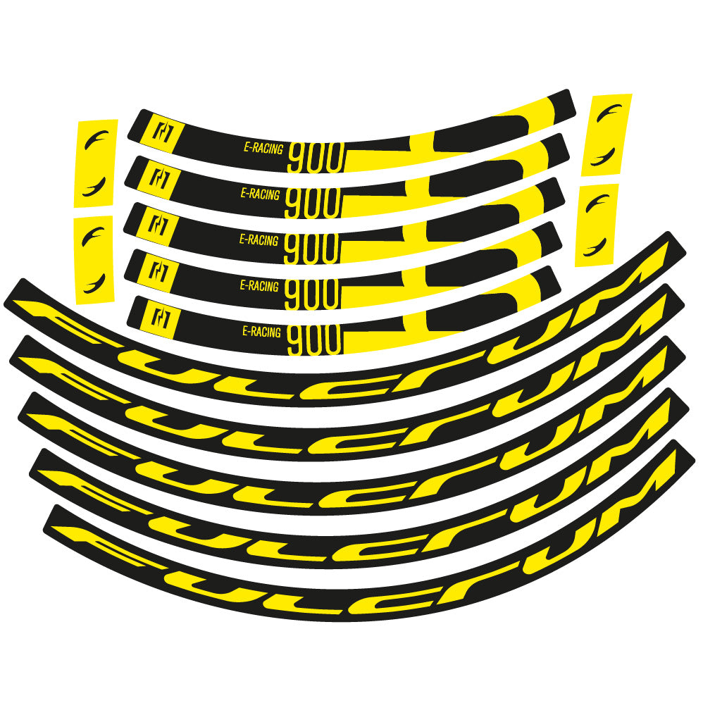 Aufkleber Fulcrum Racing 900, Rennradrad 22mm, Fahrradaufkleber Vinyl