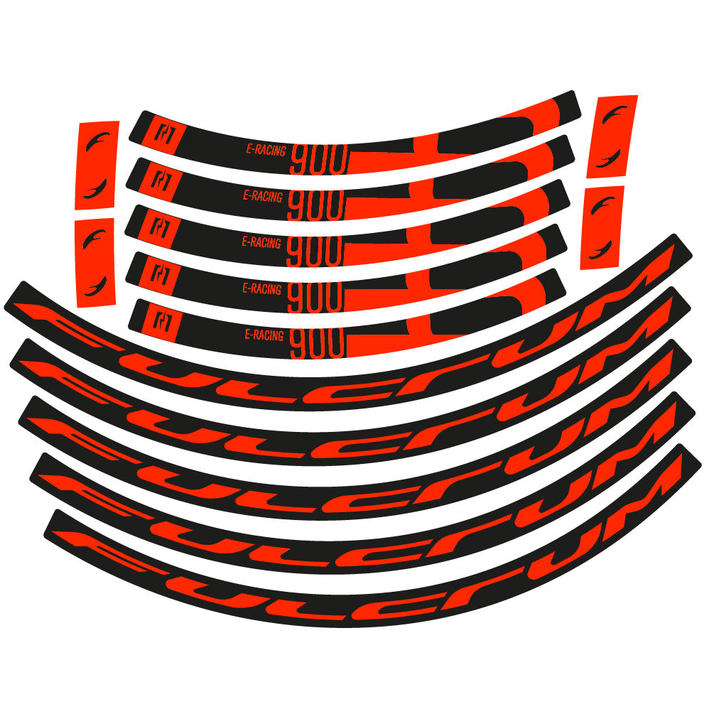 Aufkleber Fulcrum Racing 900, Rennradrad 22mm, Fahrradaufkleber Vinyl