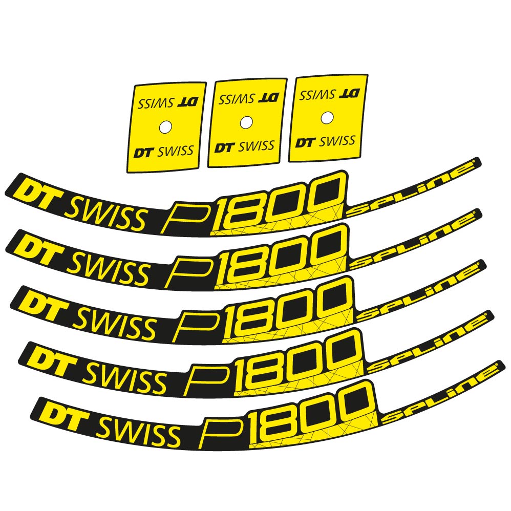Aufkleber DT Swiss P1800 32 Disc, Rennradrad 32mm, Fahrradaufkleber Vinyl