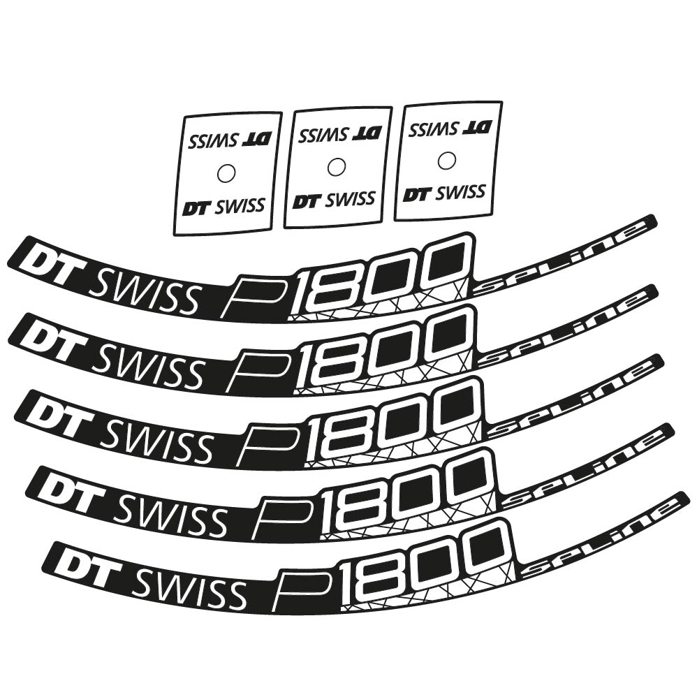 Aufkleber DT Swiss P1800 32 Disc, Rennradrad 32mm, Fahrradaufkleber Vinyl