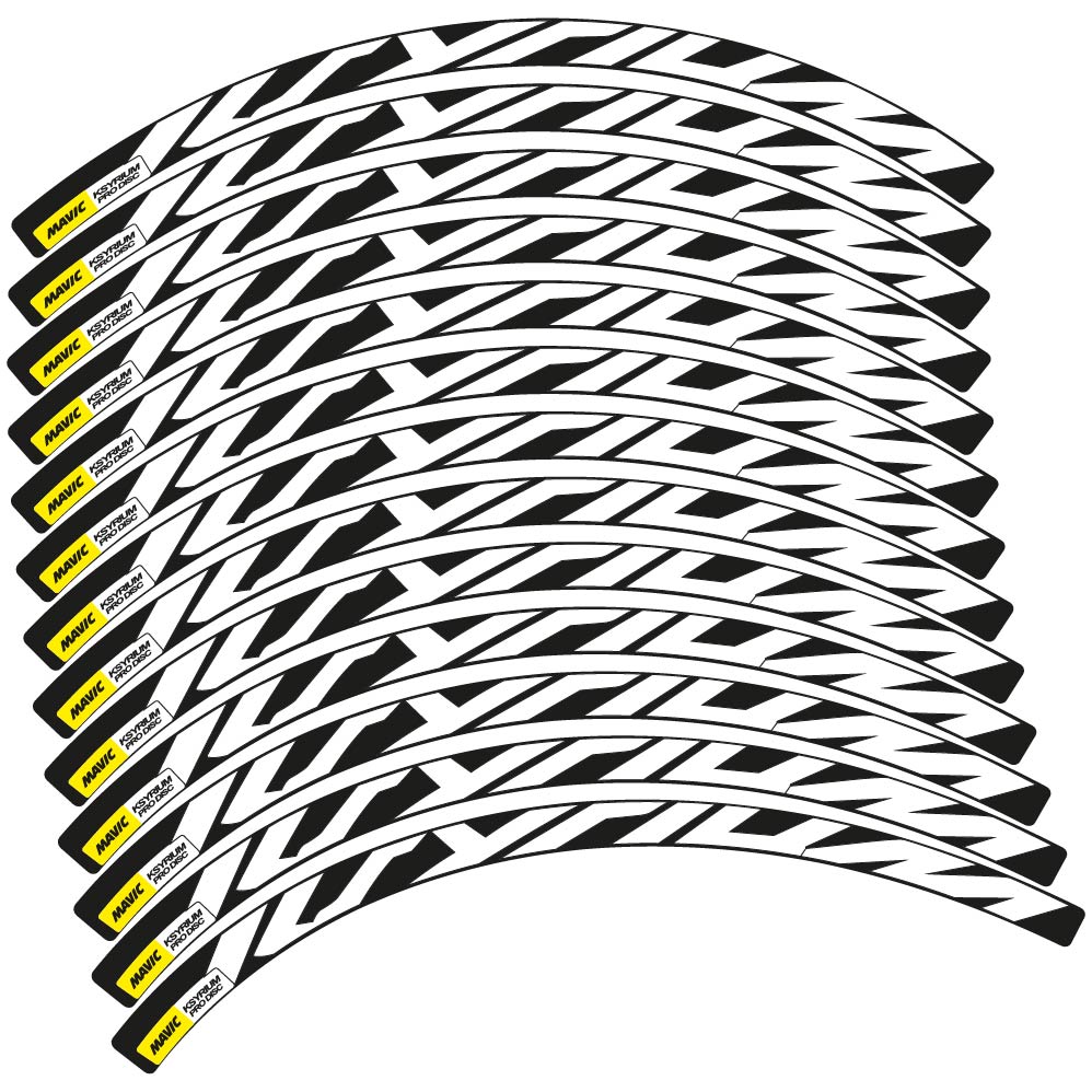 Aufkleber Mavic Ksyrium Disc, Rennradrad 30mm, Fahrradaufkleber Vinyl
